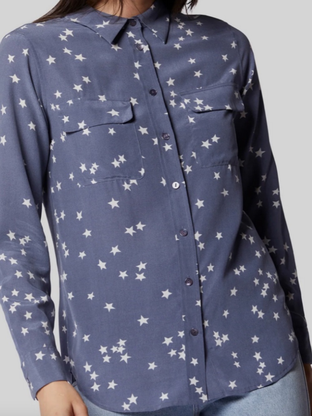 Equipment Star Print Blouse